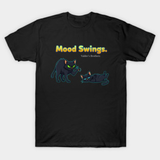 Mood Swings Black Cat Shirt T-Shirt