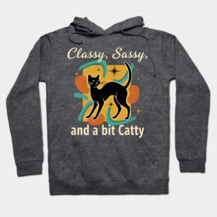 CLASSY, SASSY, AND BIT CATTY Hoodie