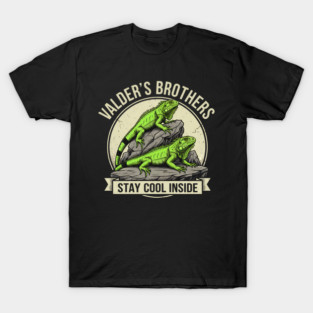 Stay Cool Inside Iguana Design T-Shirt