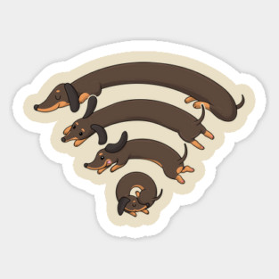 Dachshund Connection Sticker