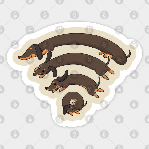 Dachshund Connection Sticker by GoshWow®