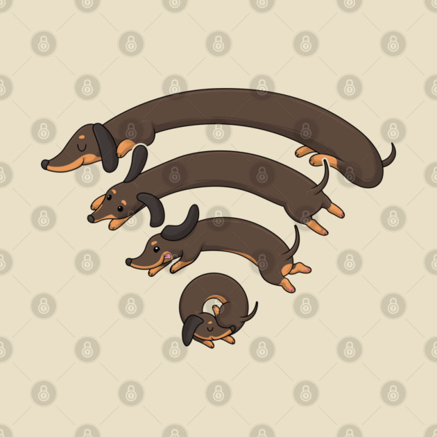 Dachshund Connection by GoshWow®