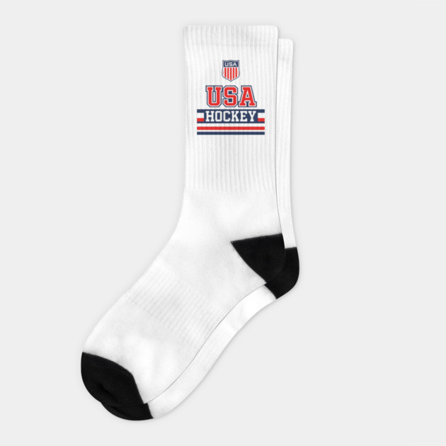 USA Hockey Socks by CrazyGirl