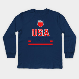 USA Hockey Kids Long Sleeve T-Shirt