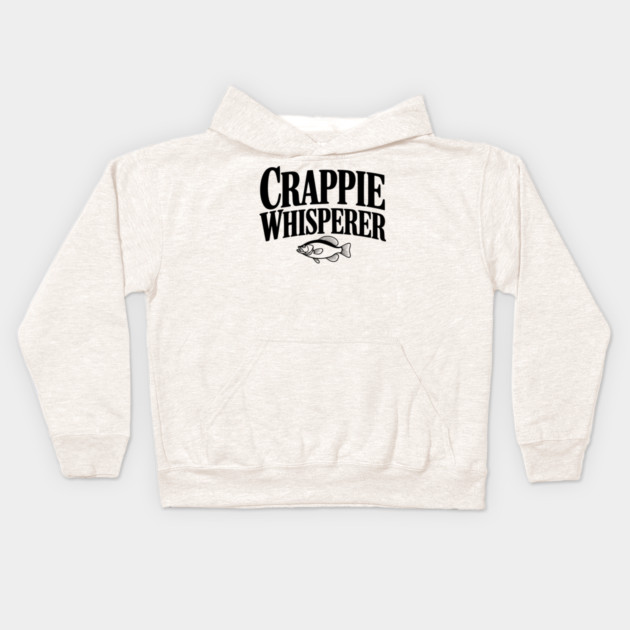 Crappie Whisperer Kids Hoodie by Frank Ring