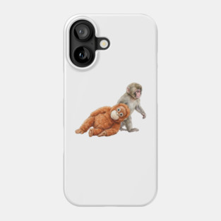 Baby Monkey Carrying Orangutan Primate Wildlife Animal Phone Case
