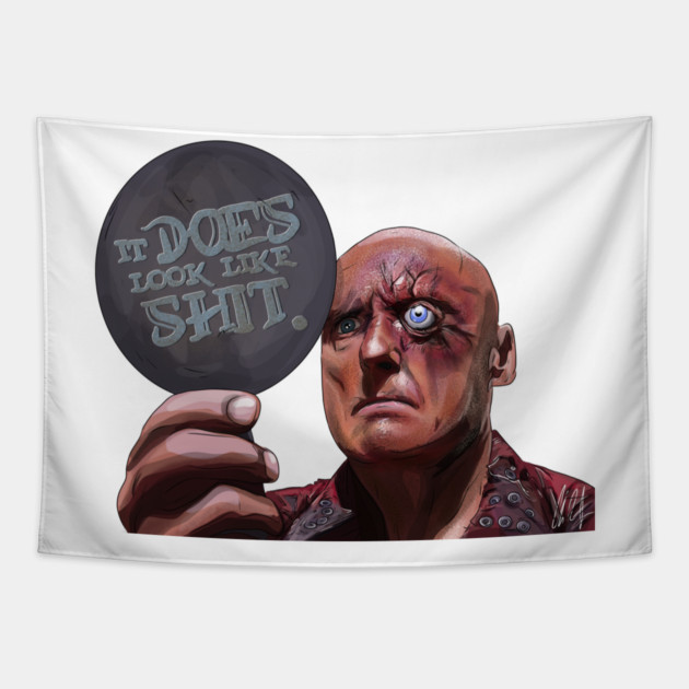 Waterworld: It DOES look like S*** Tapestry by 51Deesigns