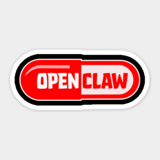OpenClaw Pilled Sticker