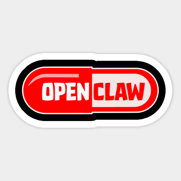 OpenClaw Pilled Magnet by Claw Tees