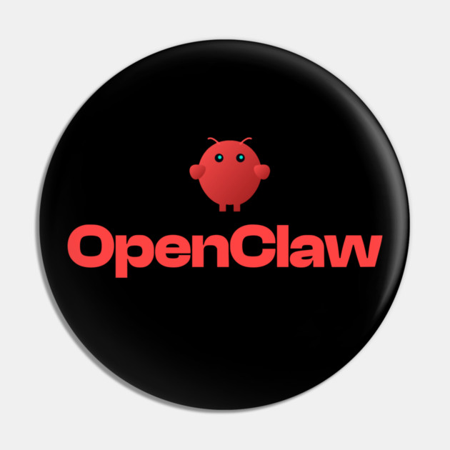 OpenClaw Agent Pin by Claw Tees