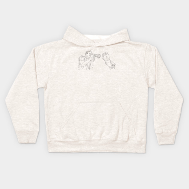 Tarantino: Director of Feet Photography [Outline] Kids Hoodie by 51Deesigns