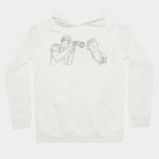 Tarantino: Director of Feet Photography [Outline] Hoodie by 51Deesigns