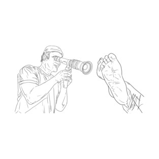 Tarantino: Director of Feet Photography [Outline] T-Shirt