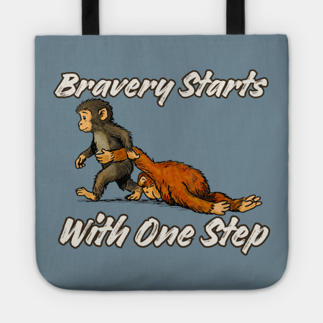 Punch-Monkey-Cute Baby Monkey Plush Hugging Tote by JessArty