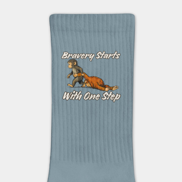 Punch-Monkey-Cute Baby Monkey Plush Hugging by JessArty