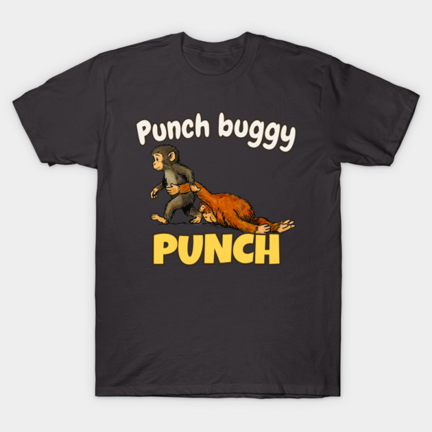 Punch-Monkey-Baby Monkey Punch T-Shirt by JessArty