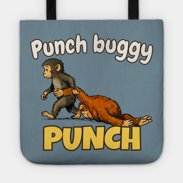 Punch-Monkey-Baby Monkey Punch Tote by JessArty