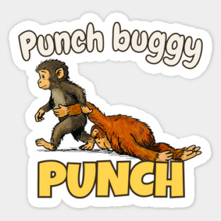 Punch-Monkey-Baby Monkey Punch Magnet