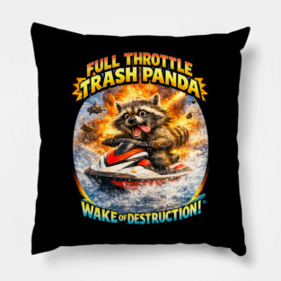 FullThrottle Trash Panda Pillow