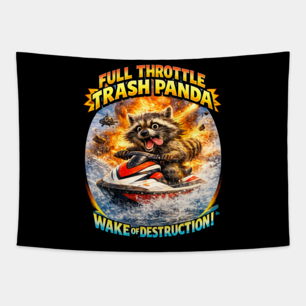 FullThrottle Trash Panda Tapestry by CrazyGirl