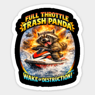 FullThrottle Trash Panda Magnet