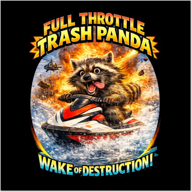 FullThrottle Trash Panda Wall Art by CrazyGirl