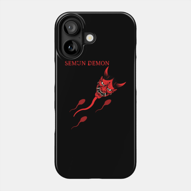 The Demon Phone Case by Low Life Shirts