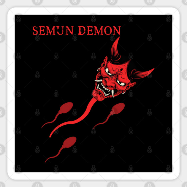 The Demon Sticker by Low Life Shirts