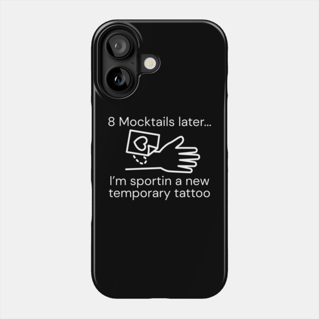 Mocktails Phone Case by Low Life Shirts