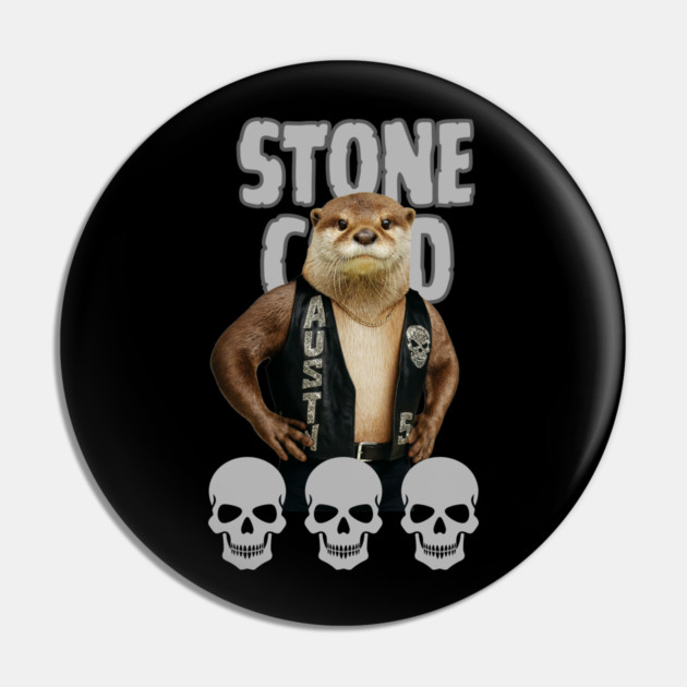 Stone Cold Pin by Low Life Shirts