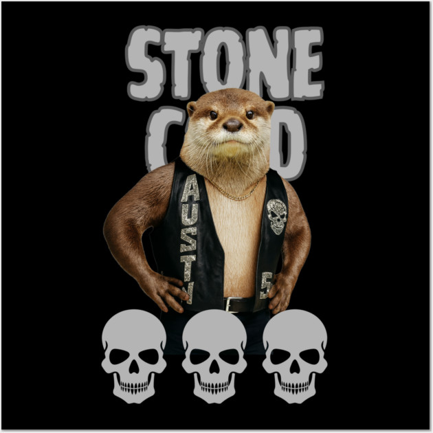 Stone Cold Wall Art by Low Life Shirts