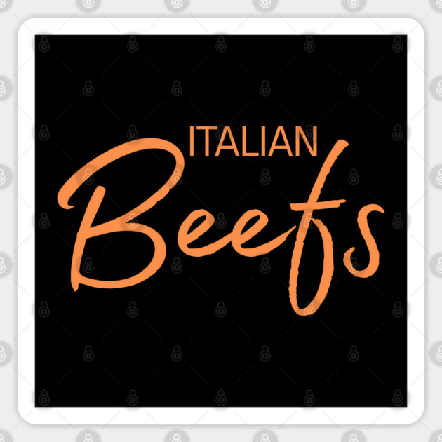 Italian Beefs Sticker by Low Life Shirts