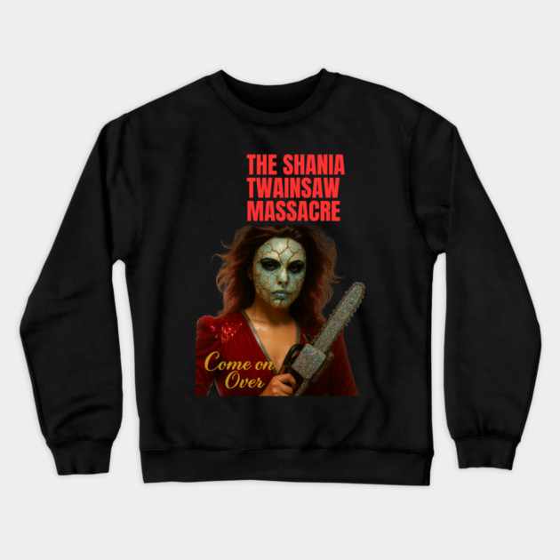 Twainsaw Massacre Crewneck Sweatshirt by Low Life Shirts