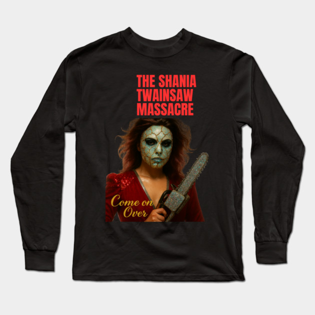 Twainsaw Massacre Long Sleeve T-Shirt by Low Life Shirts