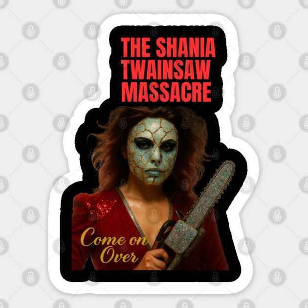 Twainsaw Massacre Sticker by Low Life Shirts