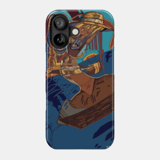 Man On Boat Phone Case