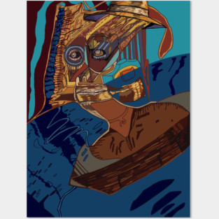 Man On Boat Posters and Art