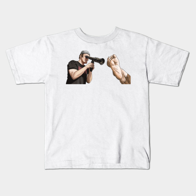 Tarantino: Director of Feet Photography Kids T-Shirt by 51Deesigns