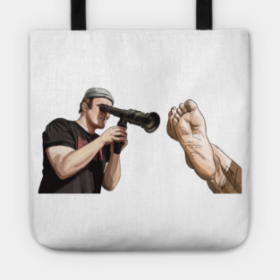 Tarantino: Director of Feet Photography Tote