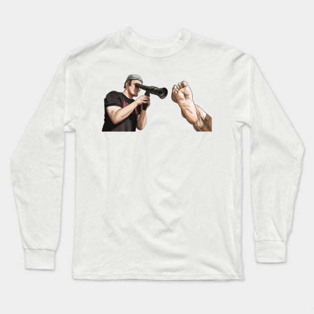 Tarantino: Director of Feet Photography Long Sleeve T-Shirt by 51Deesigns