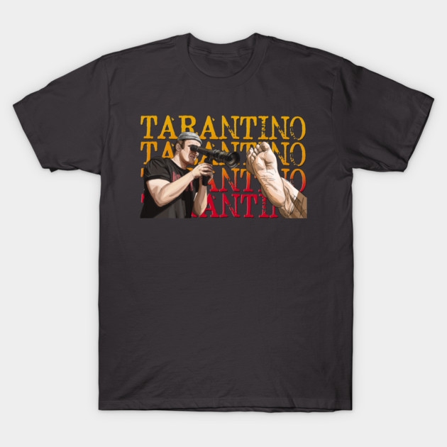 Tarantino: Foot Focus T-Shirt by 51Deesigns