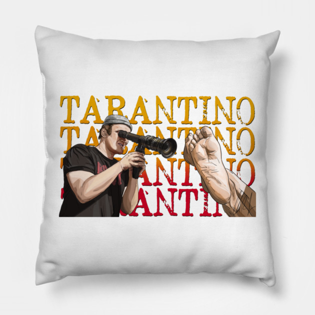Tarantino: Foot Focus Pillow by 51Deesigns