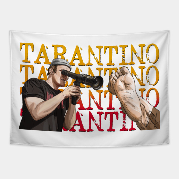 Tarantino: Foot Focus Tapestry by 51Deesigns