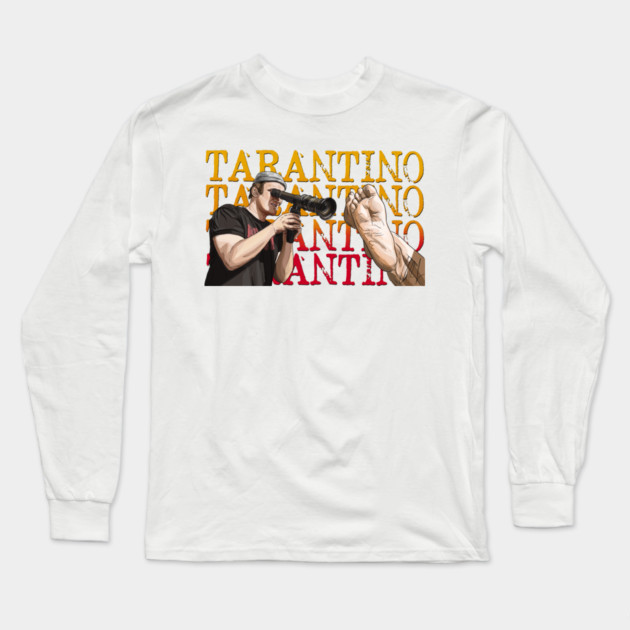 Tarantino: Foot Focus Long Sleeve T-Shirt by 51Deesigns