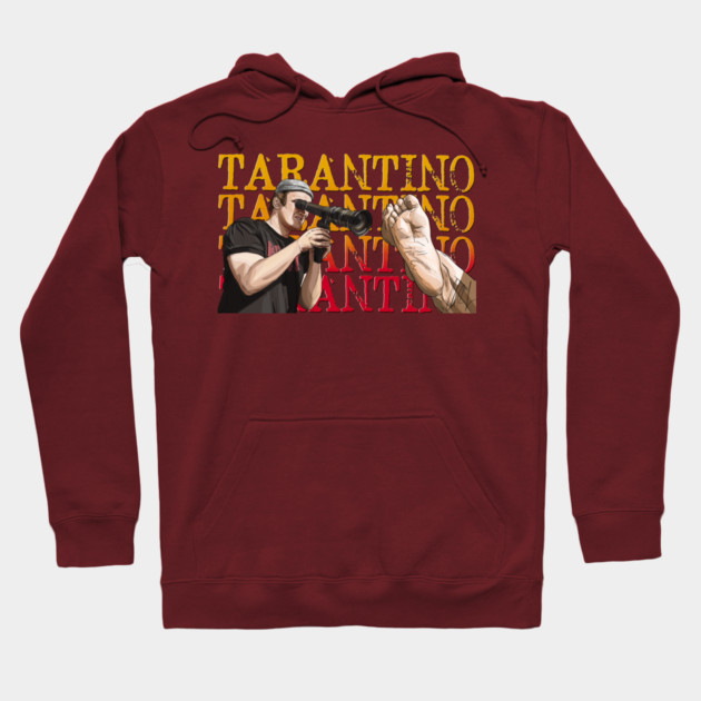Tarantino: Foot Focus Hoodie by 51Deesigns