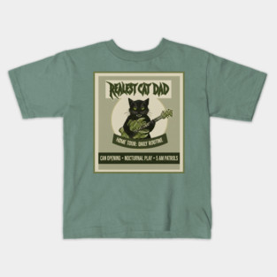 REALEST CAT DAD Kids T-Shirt