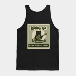 REALEST CAT DAD Tank Top