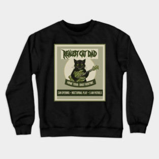 REALEST CAT DAD Crewneck Sweatshirt