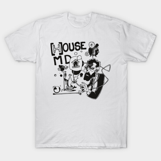 Hous MD Cool T-Shirts Hous Md Serials Dr House James Hugh Cal