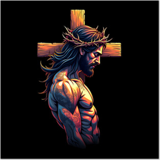 Cross of Jesus Christ Tattoo Art Posters and Art